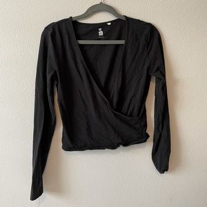 PacSun wrap top longsleeve